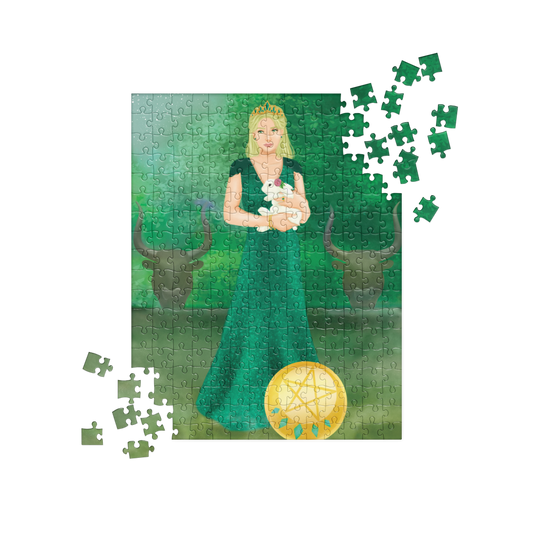 Queen of Pentacles Jigsaw puzzle